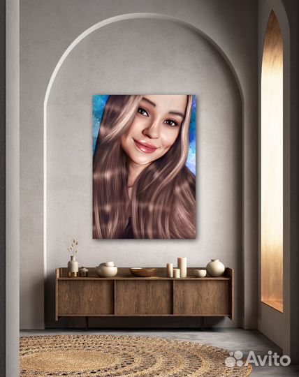 Портрет на холсте по фотографии