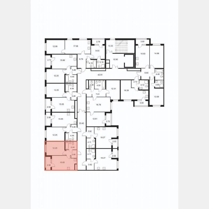 1-к. квартира, 36,6 м², 8/9 эт.