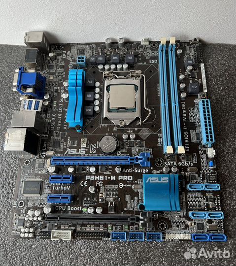 Материнская плата 1155 + i5 3470