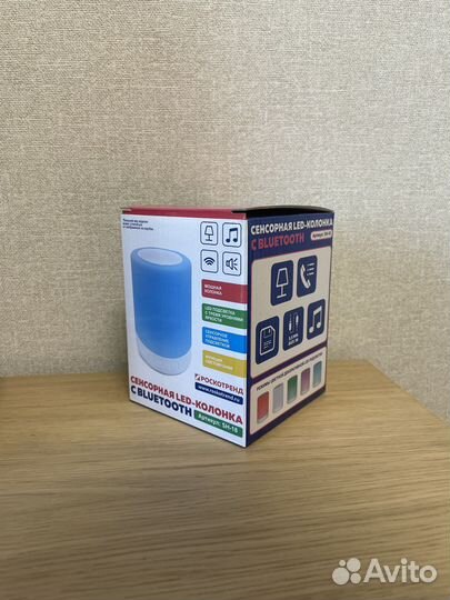 Сенсорная LED-колонка с bluetooth