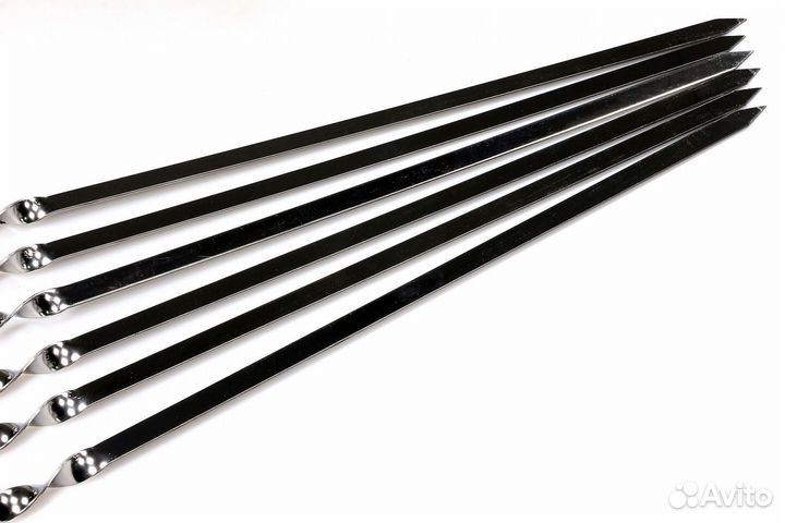 Шампур для люля - кебаб Лошадь (объемная ручка)