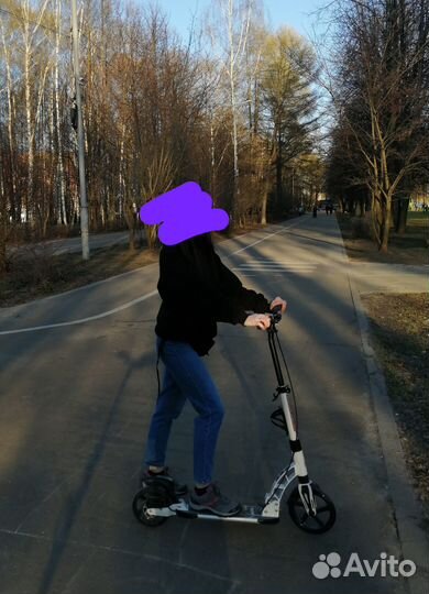 Cамокат для взр D-MAX 230 с дисковым тормозом