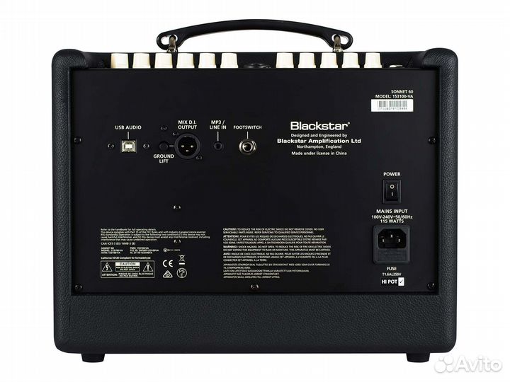 Комбоусилитель Blackstar Sonnet 60