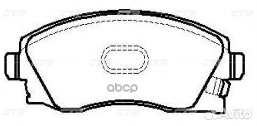 Колодки дисковые передние\ Opel Corsa C