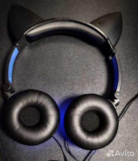 Милые наушники с ушками