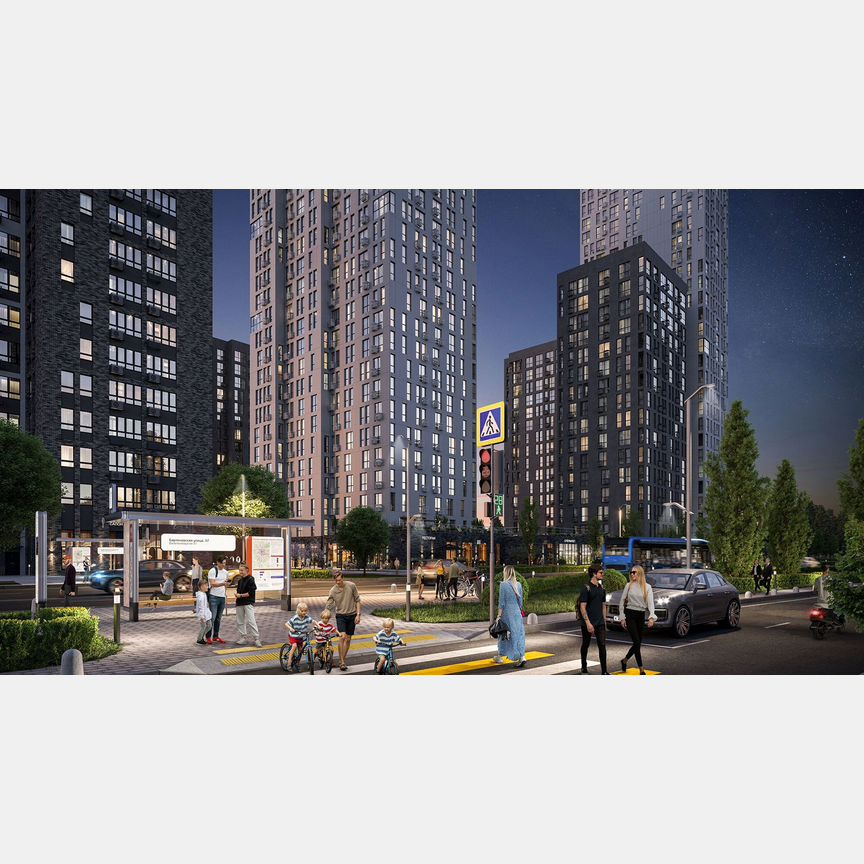 3-к. квартира, 58,6 м², 25/30 эт.