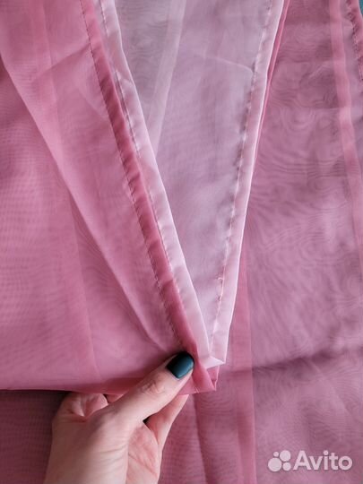 Тюль штора двойной