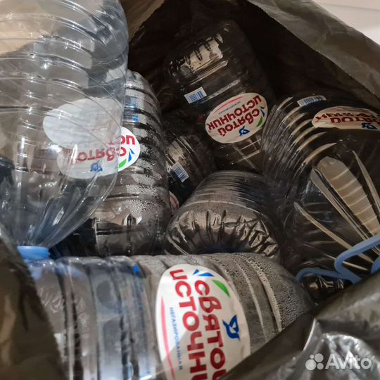 Пэт бутылки (баклажки) для воды 5 литров