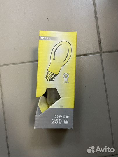 Лампа ртутная высокого давления дрл250 е40