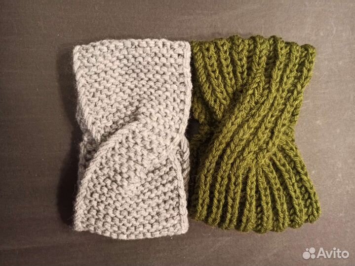 Вязаные повязки на голову