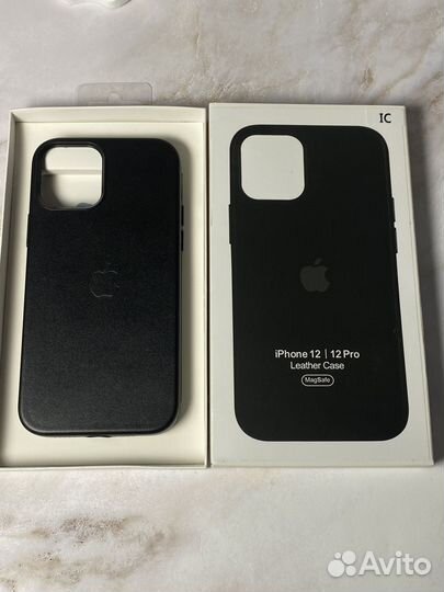 Чехол на iPhоnе 12/12 Pro (кожаный)