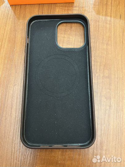 Чехол на iPhone 13 pro max кожаный