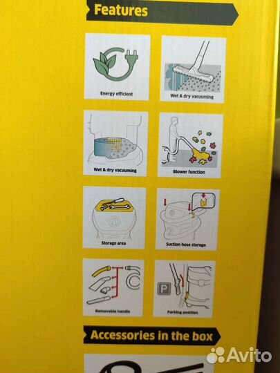 Новый пылесос karcher wd 3 kwd 3