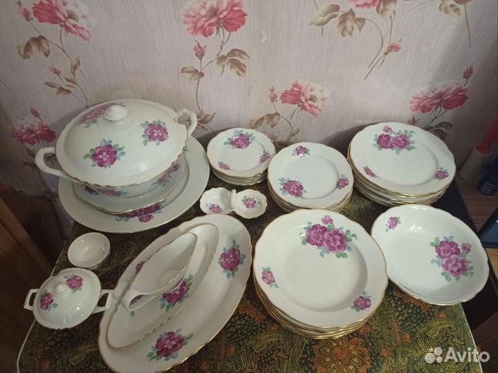 Набор столовой посуды на 6 персон Булево СССР