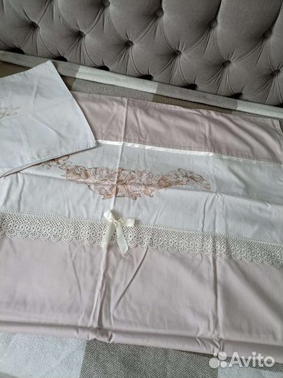 Комплект постельного белья в детскую кроватку