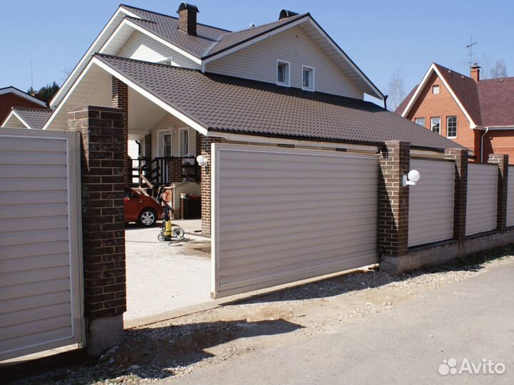 Откатные ворота каркас