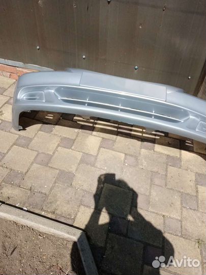 Бампера в цвет на hyundai accent