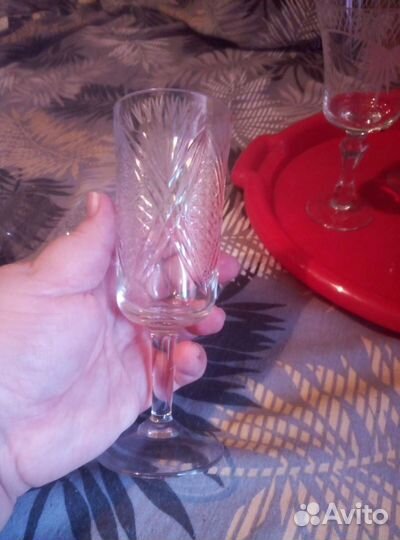 Рюмки и бокалы хрусталь