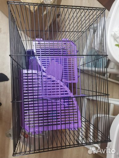 Клетка для Хомяков и крыс 39х28х57 см