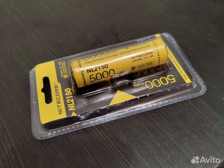 Аккумулятор 21700 Nitecore NL2150 с защитой