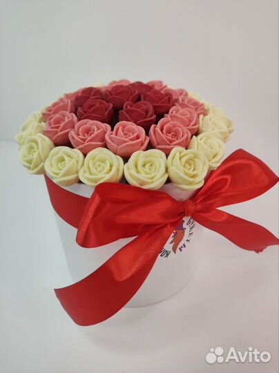 Шоколадные Розы - 37 шт в Коробке