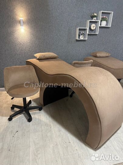 Анатомическая кушетка для наращивания ресниц