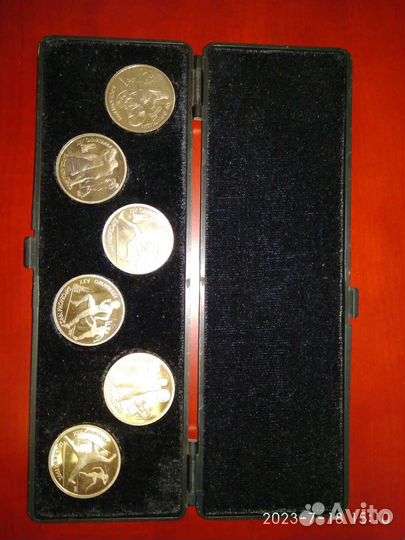 Набор монет 1 рубль 1991 Олимпиада 1992 Барселона