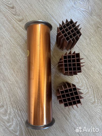 Медная царга 3 дюйма со вставками для дистилляции