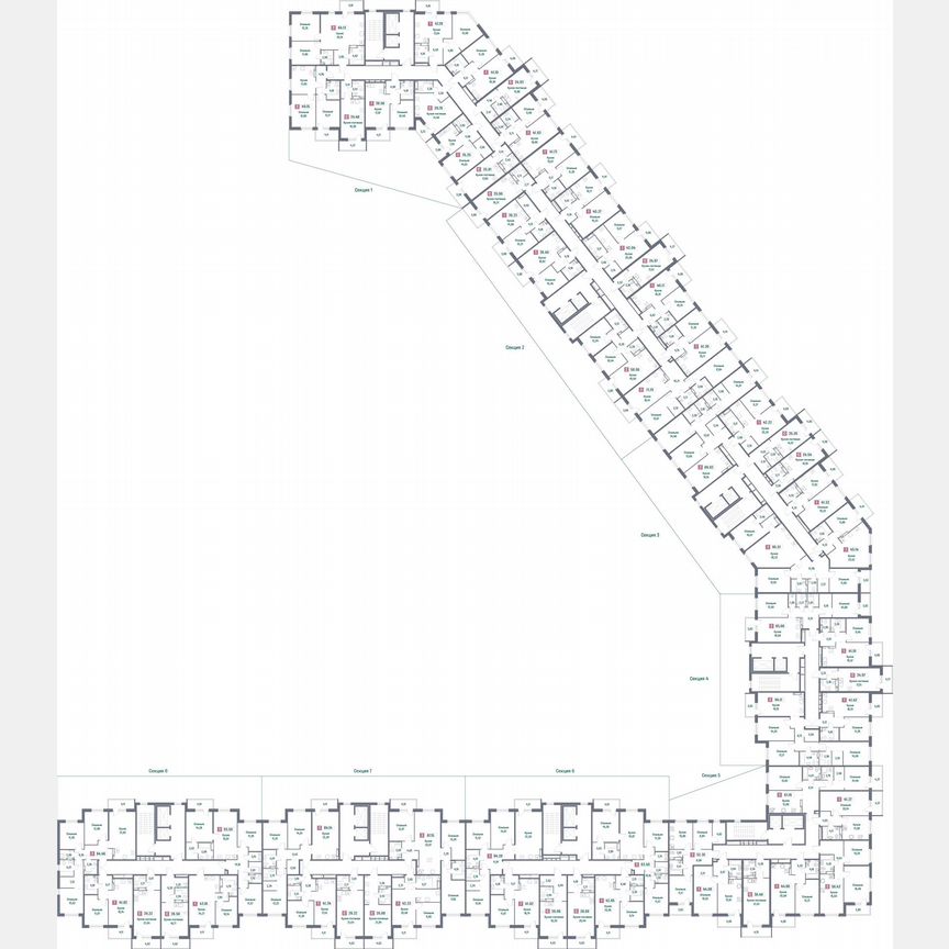 1-к. квартира, 41,3 м², 6/16 эт.