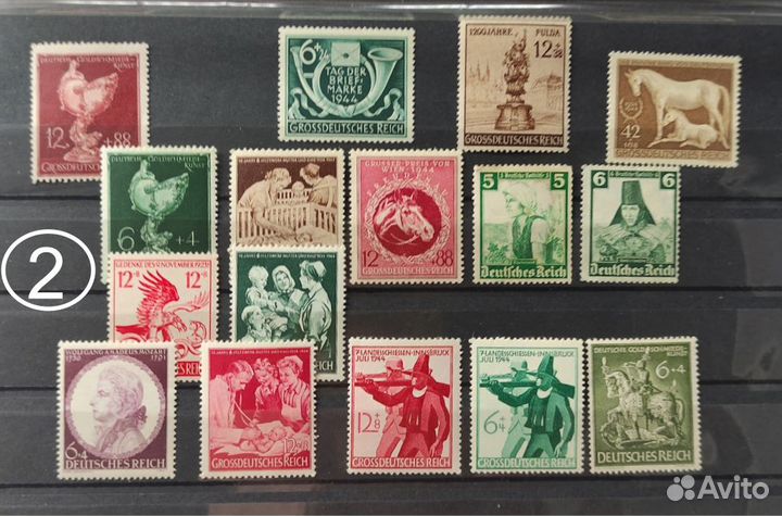 Марки Германия 1938-43 год