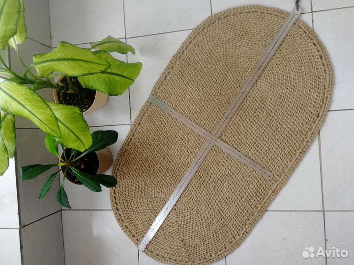 Джутовый коврик