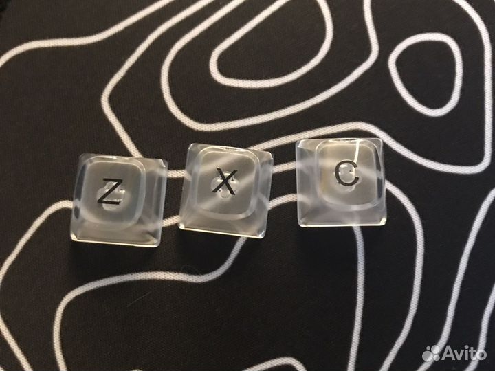 Кейкапы fl q75 прозрачные 88 штук