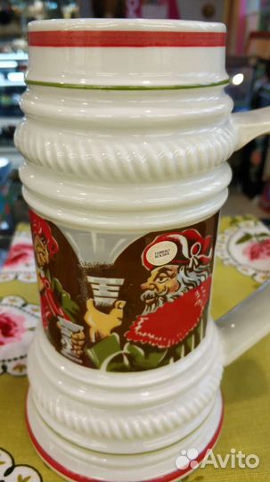 Кружка пивная, фарфор, Германия 1 л