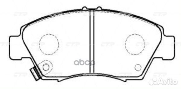 Колодки GK0397 CTR