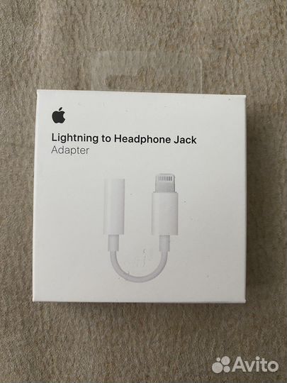Переходник Lightning to 3.5mm Headphone Adapter