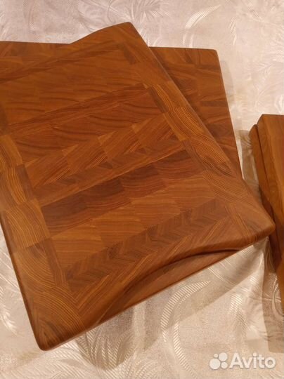 Торцевая разделочная доска из дуба