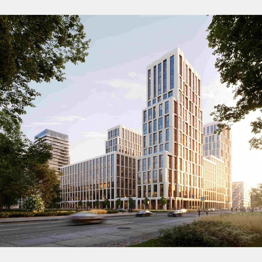 2-к. квартира, 92,5 м², 2/22 эт.