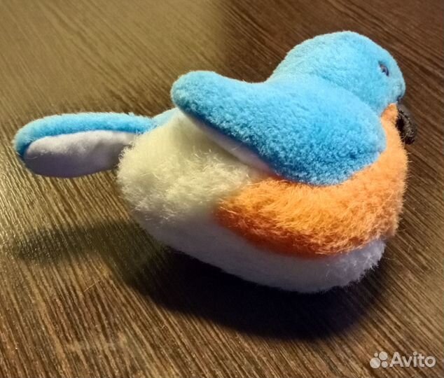 Игрушки мягкие Человечек Майнкрафт, Снегирь