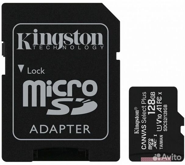 Карта памяти Kingston sdxc Canvas Select Plus Clas