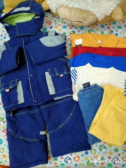 Вещи пакетом для мальчика рост 80-86