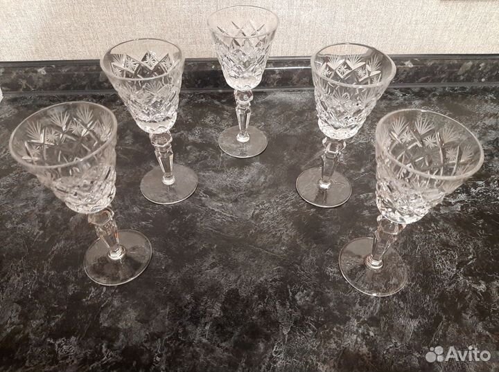 Рюмки, лафитники (стопки) времен СССР