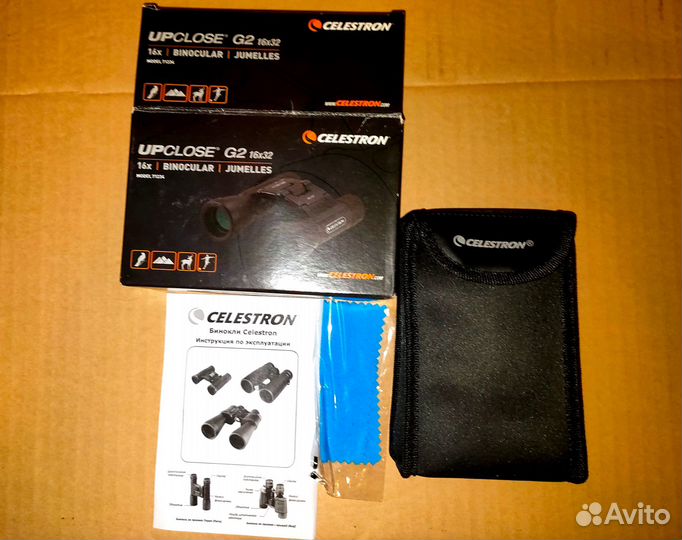 Бинокль celestron upclose G2 16x32 новый