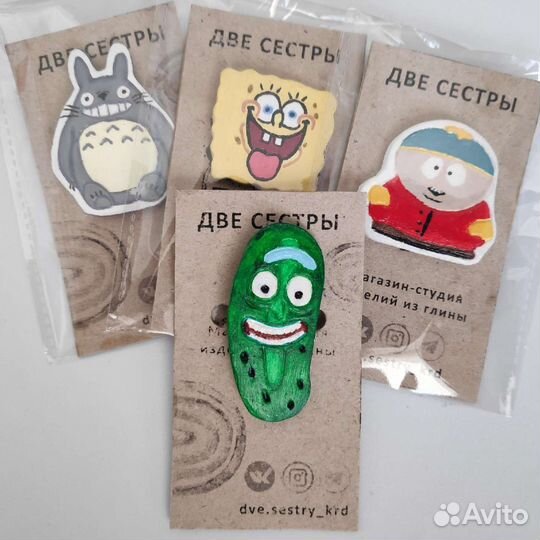 Значки Рик и Морти