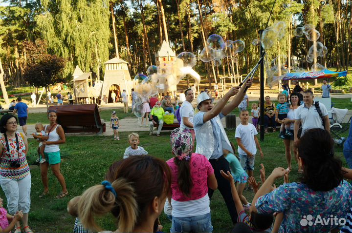 Шоу мыльных пузырей 