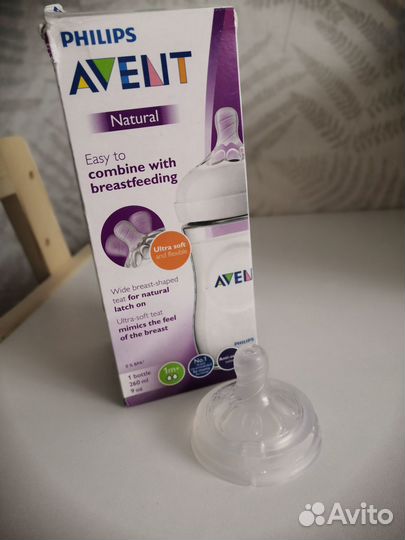 Соска от бутылочки Philips Avent Natural
