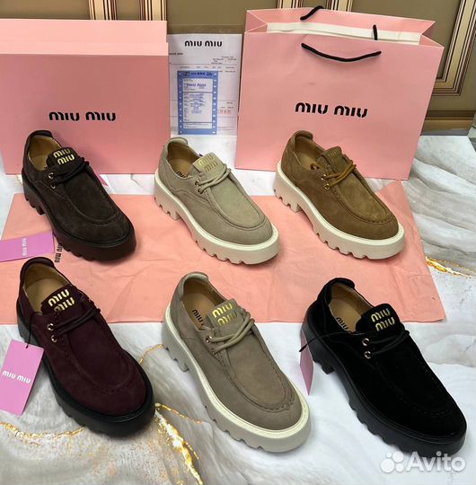 Ботинки miumiu все сезоны