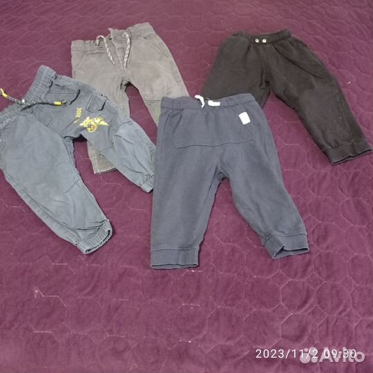Детские вещи пакетом на мальчика 80-86