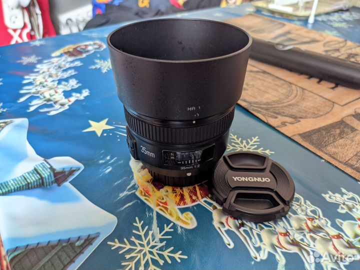 Объектив yongnuo 35mm f2.0 Nikon F байонет