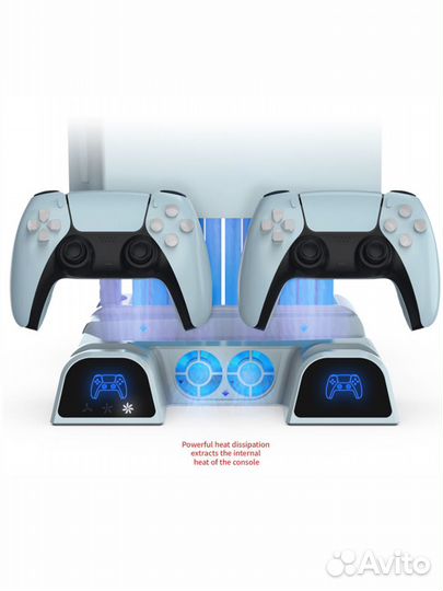 Стенд dobe для PS5 c функцией охлажд. (TP5-1511)