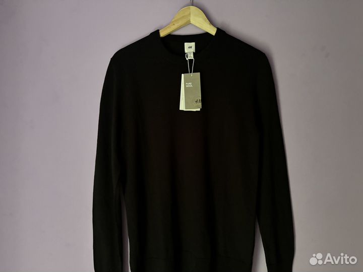 Свитер H&M Premium 100 шерсть новый